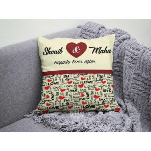 Customized Canvas Cushion with full border to border picture print ()