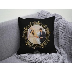 Customized Picture Canvas Pillow Cushion with full border to border print