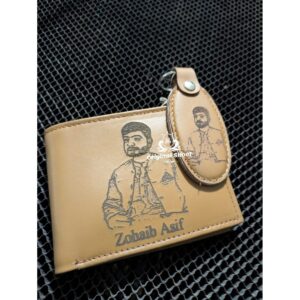 Personalized Engraved Wallet & Keychain